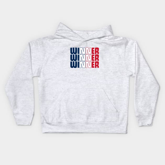 Team France Football Winner Kids Hoodie by Takeda_Art